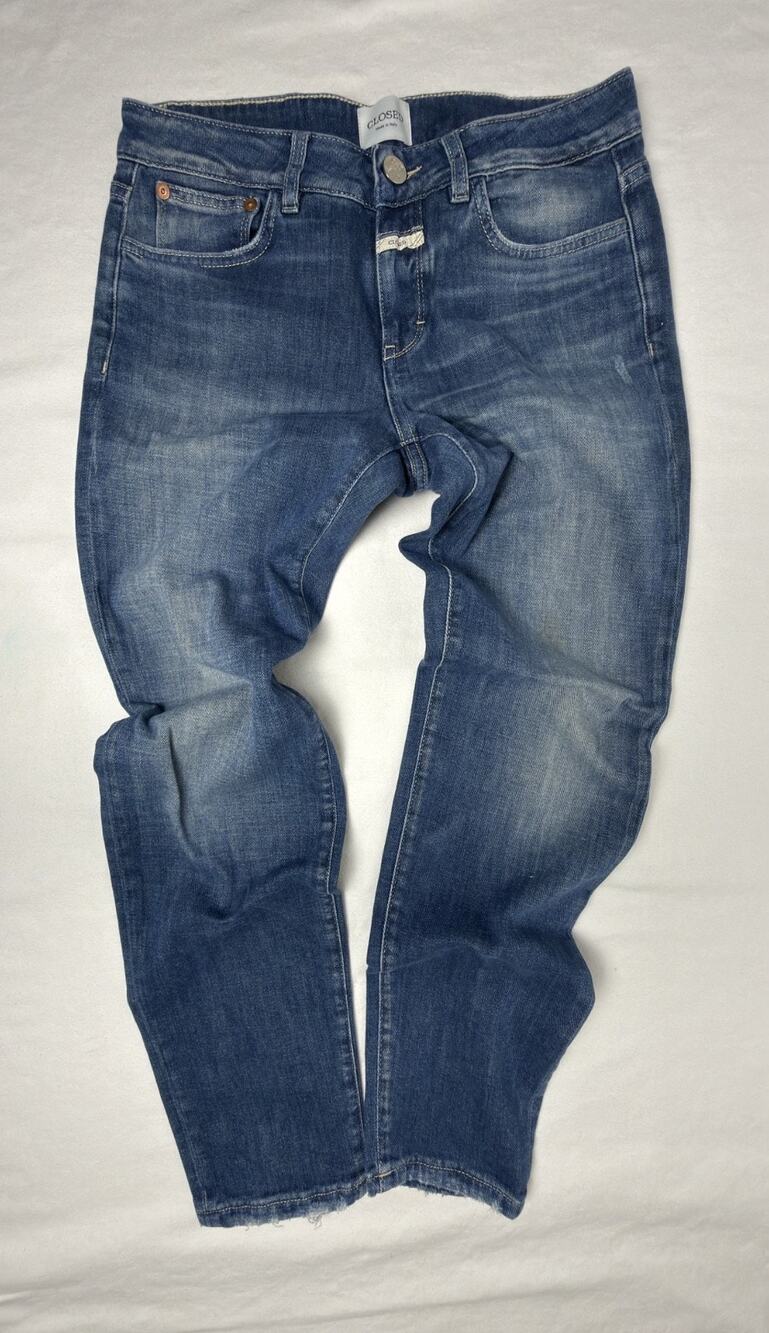 Closed Baker High Jeans Size 25 Made in Italy Candiani Denim High Rise Skinny